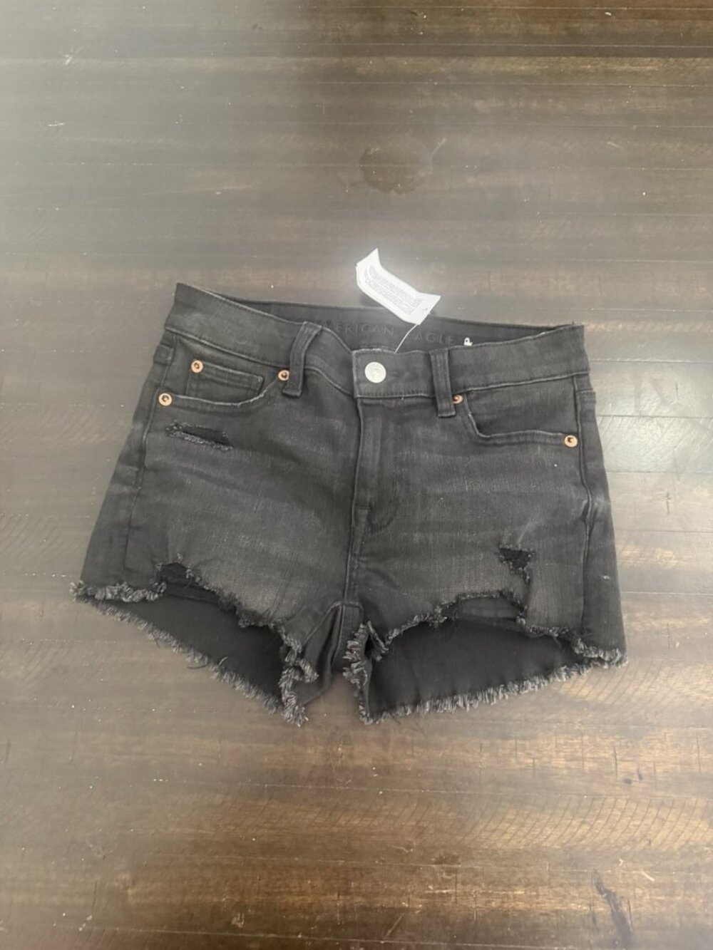 Women’s American Eagle Next Level Stretch Hi rise Shortie Shorts Sz 00 NWT